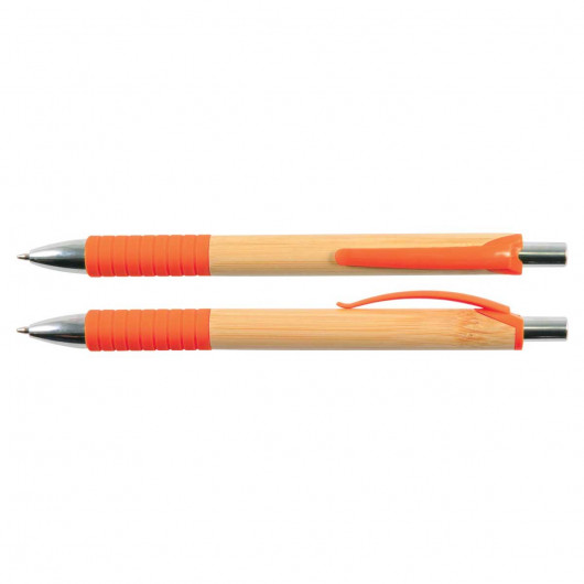 Promotional Clade Bamboo Pens Orange